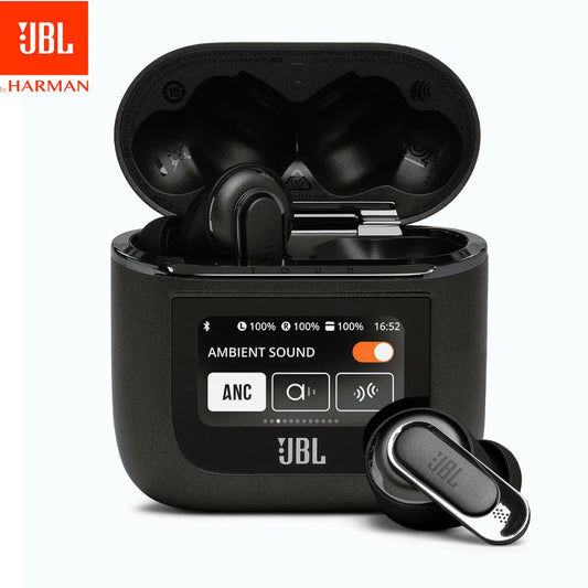 Audifonos Inalambricos Bluetooth JBL Generico  Con Pantalla Tactil  Negro
